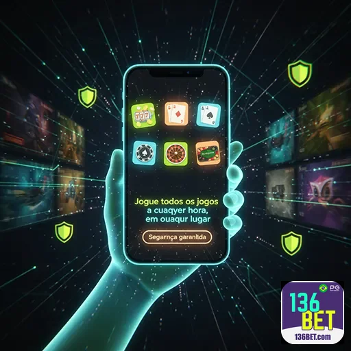 Pessoa jogando cassino pelo celular em acesso fácil pelo móvel